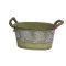 KASPÓ BÁDOG OVÁLIS KÖTÉLFÜLÜ 140-B-344 (20X12)X10,5HX(17X9)CM 1DB