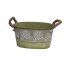 KASPÓ BÁDOG OVÁLIS KÖTÉLFÜLÜ 140-B-344 (20X12)X10,5HX(17X9)CM 1DB