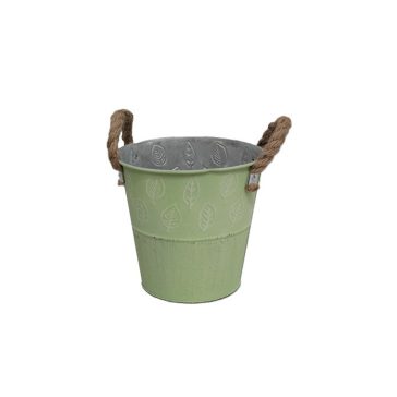   KASPÓ BÁDOG KASPÓ ZÖLD KÖTÉLFÜLŰ 140-B-366 D15X14,3HXD11CM 1DB
