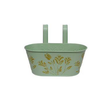   KASPÓ BÁDOG OVÁLIS AKASZTÓS 140-B-516 (26X14)X11HX(21X11)CM 1DB
