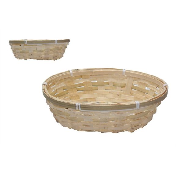 KOSÁR BAMBUSZ NATÚR OVÁL 8-2412 20X12X5CM 1DB KOSÁR BAMBUSZ NATÚR OVÁL 8-2412 20X12X5CM 1DB