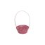 FLORENTIN BAMBUSZ OVÁL ANT.KICSI PIROS 66-22-A/PIROS 25X18XH10/40CM 8/72 1DB