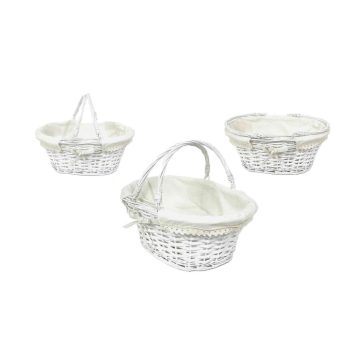 Bevásárló Kosár Lf Fehér 68-95/W - 37*25*H15cm