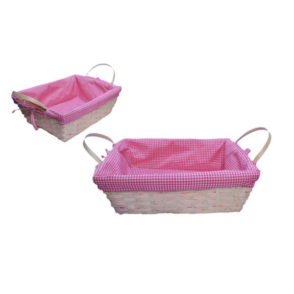 KOSÁR BAMBUSZ SZÖGLETES TEXTIL HÚZATTAL 37X27CM 8-2586 1DB KOSÁR BAMBUSZ SZÖGLETES TEXTIL HÚZATTAL 37X27CM 8-2586 1DB