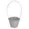 KOSÁR RATTAN BAMBUSZ FLOR.FEHÉR 66-38/W-D13XH9,5/29CM 1DB