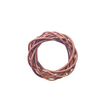 KOSZORÚALAP BARNA 15CM A-15/BR D15X3CM 1DB