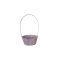 FLORENTIN BAMBUSZ OVÁL ANTIKOLT LILA 66-2-A/30X22X13/49CM 1DB