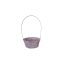 FLORENTIN BAMBUSZ OVÁL ANTIKOLT LILA 66-2-A/30X22X13/49CM 1DB