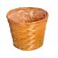 FLORENTIN BAMBUSZ OVÁL ANTIKOLT 66-2-A/NARANCS 30X22X13/49CM 1DB