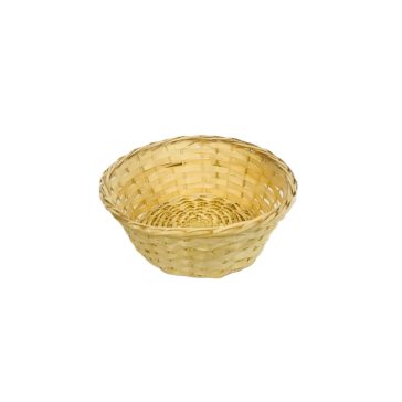 KOSÁR BAMBUSZ NATÚR KEREK 208-82 D22XH8CM 1DB