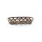 KOSÁR BAMBUSZ LYUKACSOS OVÁL BARNA 208-40 18X8XH4CM 1DB