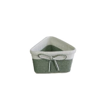 PAPÍRKASPÓ 3 SZÖG 9-83/SZÜRKE - 13X13X13XH8CM 10/300 1DB