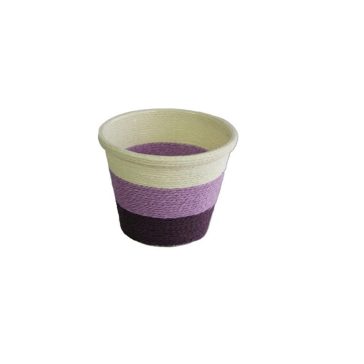 PAPÍRKASPÓ KEREK 3CS 9-16/LILA - D12,5XH11,5CM 10/160 1DB