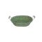 KOSÁR KENYERES OVÁL ZÖLD 70-66 30X23XH8CM 1DB
