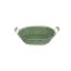 KOSÁR KENYERES OVÁL ZÖLD 70-66 30X23XH8CM 1DB