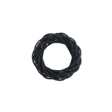 KOSZORÚALAP 15CM FEKETE A-15/BLACK D15XH3CM 1DB