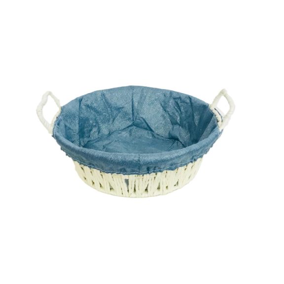 KOSÁR KENYERES PAPÍR KEREK KÉK 70-145 D24XH8CM 1DB KOSÁR KENYERES PAPÍR KEREK KÉK 70-145 D24XH8CM 1DB