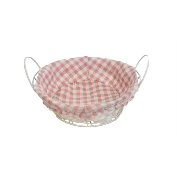 KOSÁR KENYERES FÜLES FÉM KEREK 70-F-38 D20XH6CM 1DB KOSÁR KENYERES FÜLES FÉM KEREK 70-F-38 D20XH6CM 1DB