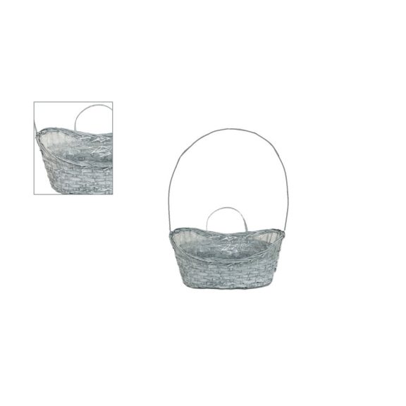 CSEMEGEKOSÁR BAMBUSZ SZÜRKE 208-30/GREY 30X16XH10/14/17/40CM 1DB CSEMEGEKOSÁR BAMBUSZ SZÜRKE 208-30/GREY 30X16XH10/14/17/40CM 1DB