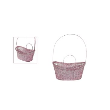   CSEMEGEKOSÁR BAMBUSZ PIROS 208-30/RED 30X16XH10/14/17/40CM 1DB