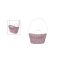 CSEMEGEKOSÁR BAMBUSZ PIROS 208-30/RED 30X16XH10/14/17/40CM 1DB