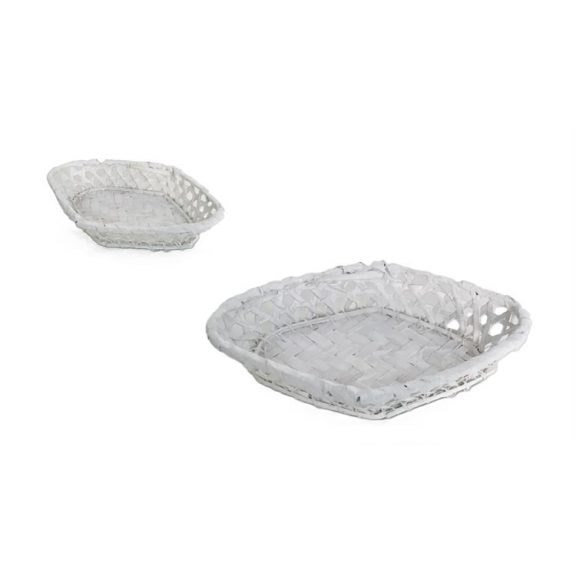 KOSÁR BAMBUSZ FEHÉR 208-99/W 26X19XH5CM 1DB KOSÁR BAMBUSZ FEHÉR 208-99/W 26X19XH5CM 1DB