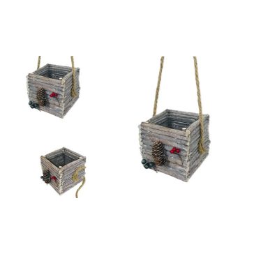 MÉCSESTARTÓ KOCKA 210-M-153 13X13XH12CM 1DB