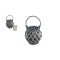 MÉCSESTARTÓ SZÜRKE 90-M-2/SZÜRKE D14/22XH19CM 1DB