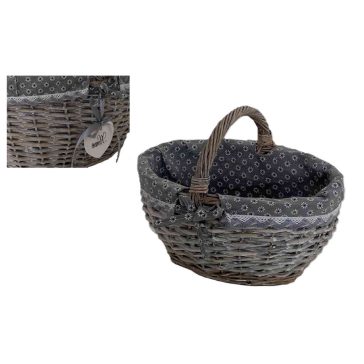 Bevásárló Kosár Szürke 68-51-GREY/M - 46*35*H25/34cm