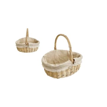 Bevásárló Kosár Natúr 68-63/M - 40*33*H13/18/35cm 
