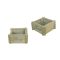 KASPÓ NATÚR FLEURS FELIRATTAL 140-W-504/S 16/14X16/14X8CM 1DB