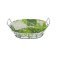 KOSÁR KENYERES FÉM FILO OVÁL 70-F-202 27X20XH8CM 1DB