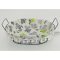 KOSÁR KENYERES FÉM KAKTUSZ OVÁL 70-F-203 27X20XH8CM 1DB