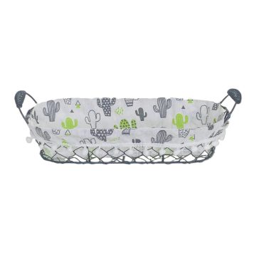 KOSÁR KENYERES OVÁL KAKTUSZ 70-F-51 36X15XH8CM 1DB