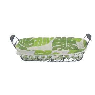 KOSÁR KENYERES OVÁL FILO 70-F-52 36X15XH8CM 1DB