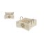 KASPÓ FA BARNA VIRÁG MASNIS 232-W-211/L 24,5X24,5XH10,5CM 1DB