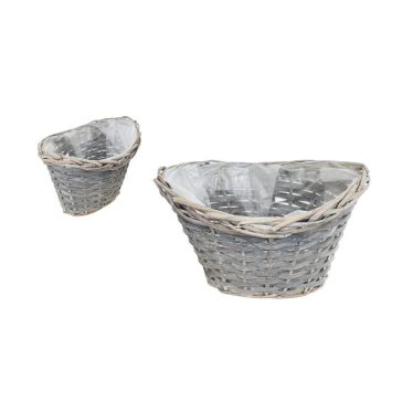 KASPÓ VESSZŐ CSÓNAK SZÜRKE 90-22-40 24X16XH13/16CM 1DB