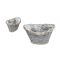 KASPÓ VESSZŐ CSÓNAK SZÜRKE 90-22-40 24X16XH13/16CM 1DB