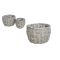 KASPÓ VESSZŐ SZÜRKE S/2 90-22-110/D26XH19  D17XH16CM 2DB 1CS