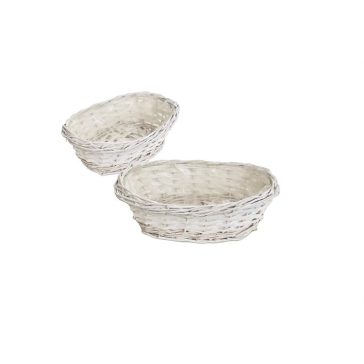 KASPÓ VESSZŐ OVÁL FEHÉR 90-22-23/FEHÉR 25X15XH8cm 1DB