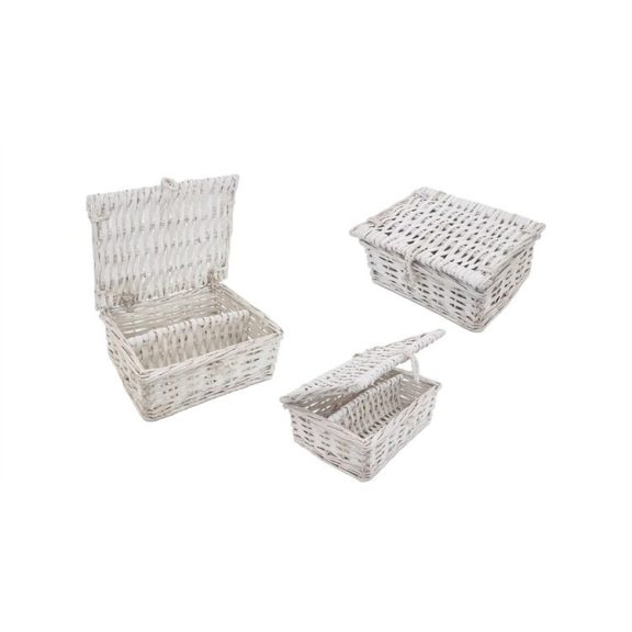 TÁROLÓ VESSZŐ FEDELES FEHÉR 90-22-D6 - 21X17XH9CM 1DB TÁROLÓ VESSZŐ FEDELES FEHÉR 90-22-D6 - 21X17XH9CM 1DB