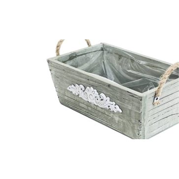 KASPÓ VINTAGE KÖTÉLFÜLŰ 140-W-22-36 25,5X15,5XH10CM 1DB