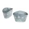 KASPÓ BÁDOG DOMBORÚ SZÜRKE 140-B-22-44 18X11XH9/11CM 1DB