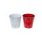 KASPÓ BÁDOG FEHÉR PIROS MIX HÓPIHÉS 140-B-22-08/S D13/9XH13CM 120/2 1DB