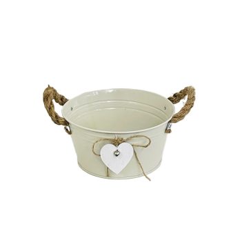   KASPÓ BÁDOG KEREK SZÍV LOGÓVAL 140-B-22-11 D18/14XH9CM 1DB