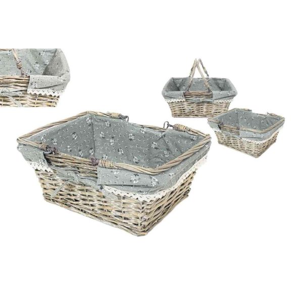 Bevásárló Kosár Lf Szürke 68-96/GREY - 35*27*H15cm Bevásárló Kosár Lf Szürke 68-96/GREY - 35*27*H15cm
