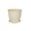 CSERÉP+ALÁTÉT RATTAN KRÉM 16L 1DB