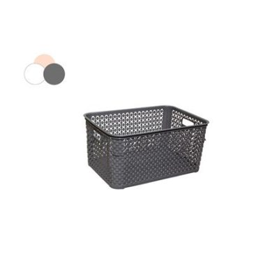 Kosár szögletes rattan hatású 2,5L 1DB